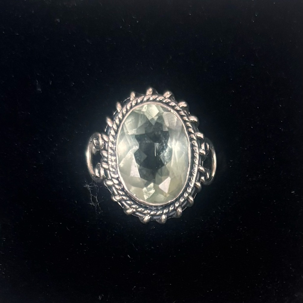 925 Silver Gemstone Ring topaz